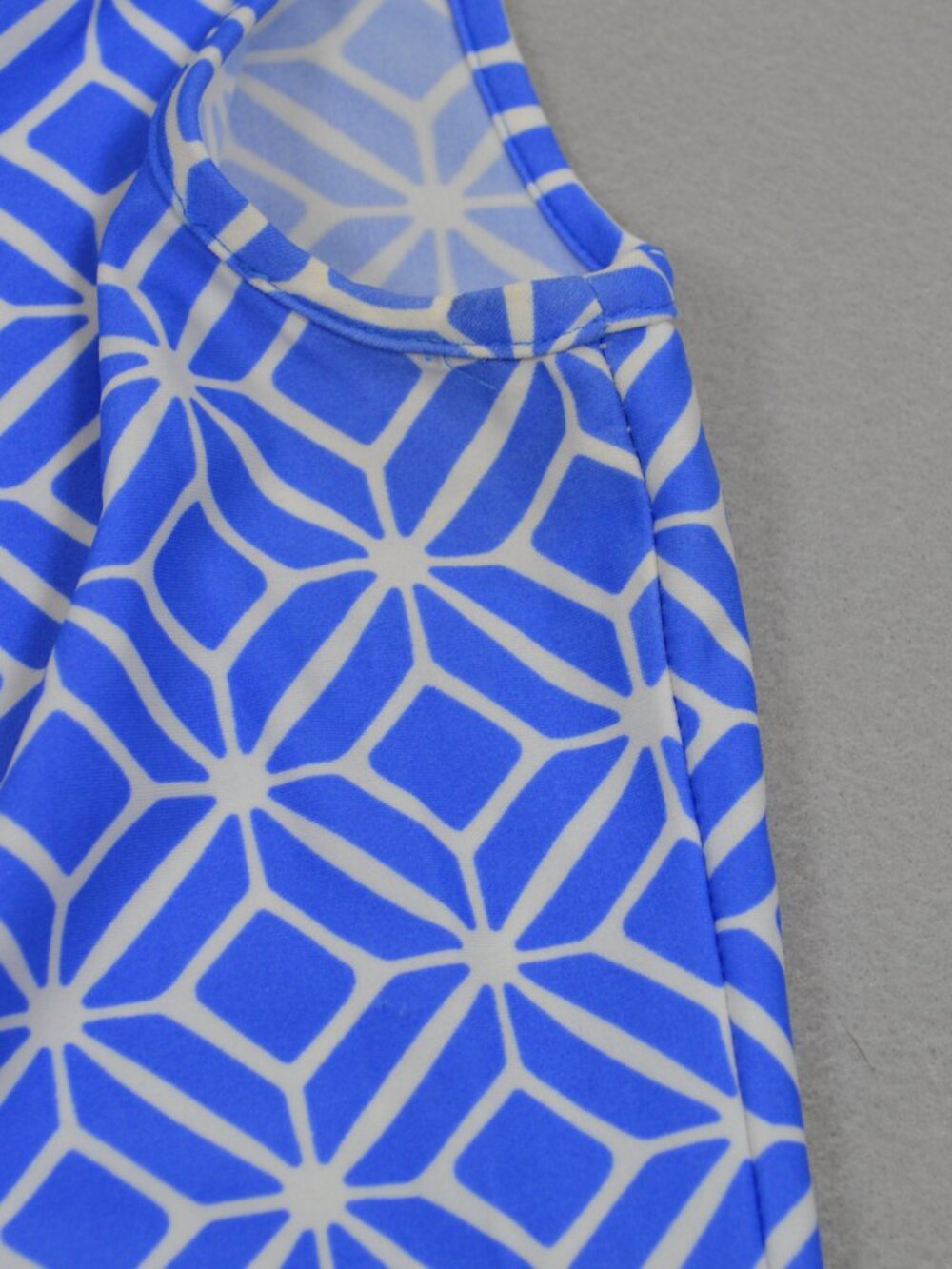 💙 Jude Connally Blue Geometric Shift Dress XS Golf Tennis Pickleball USA - Picture 11 of 11